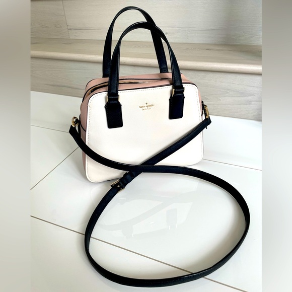 Authentic Kate Spade cross body bag. Pink, white and black. - Picture 4 of 7